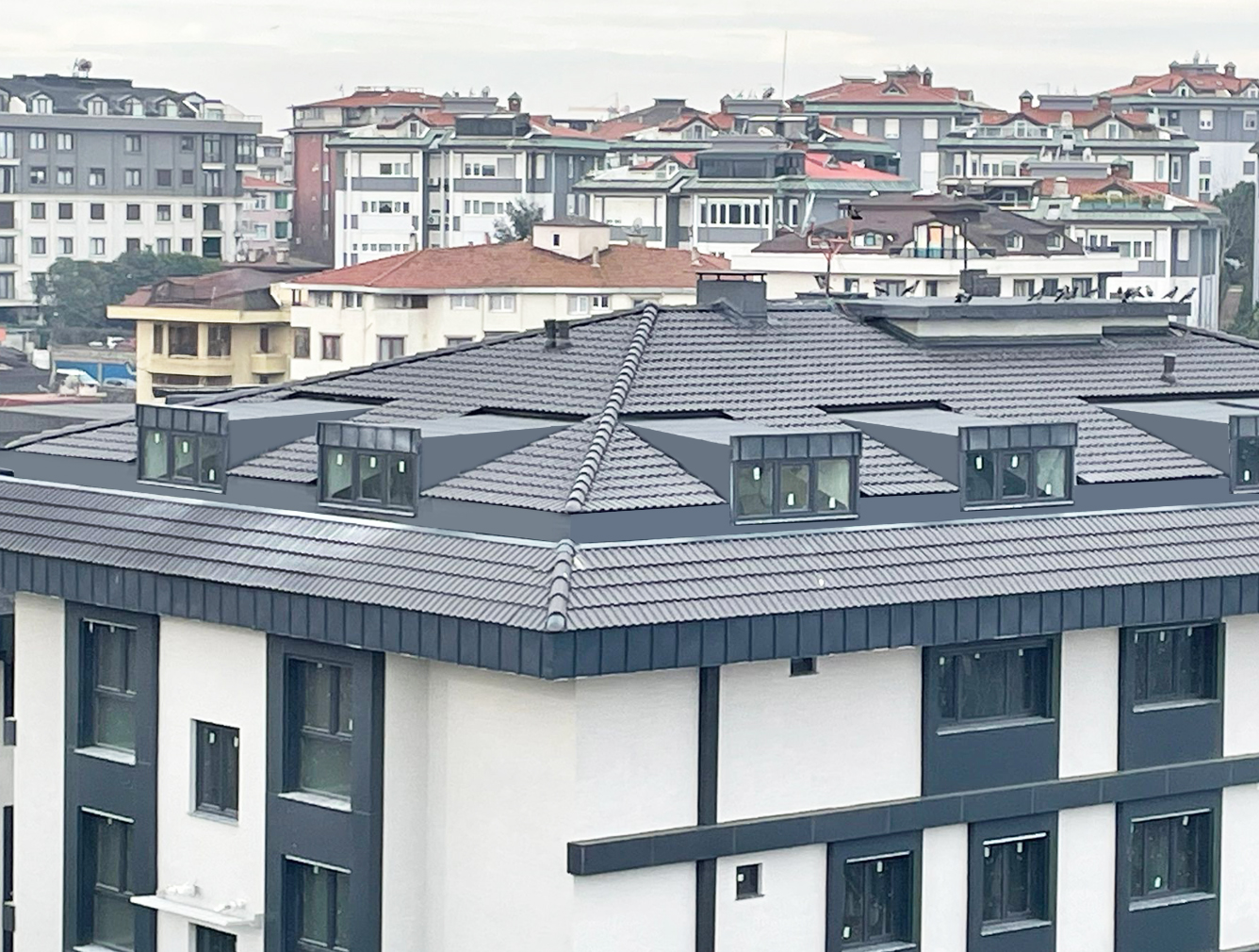 Kiremit Çatılı Ev Görseli